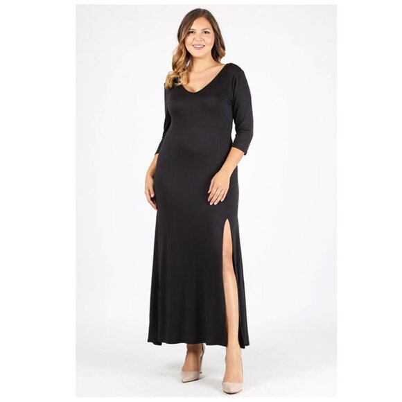 NEW Plus Size Mermaid Maxi Dress Relaxed and stylish maxi dress - Picture 1 of 3